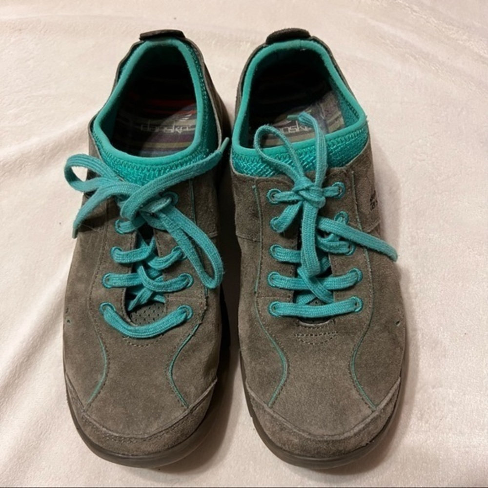 Dansko ELISE Women Grey Suede Leather Shoes Sneakers 37